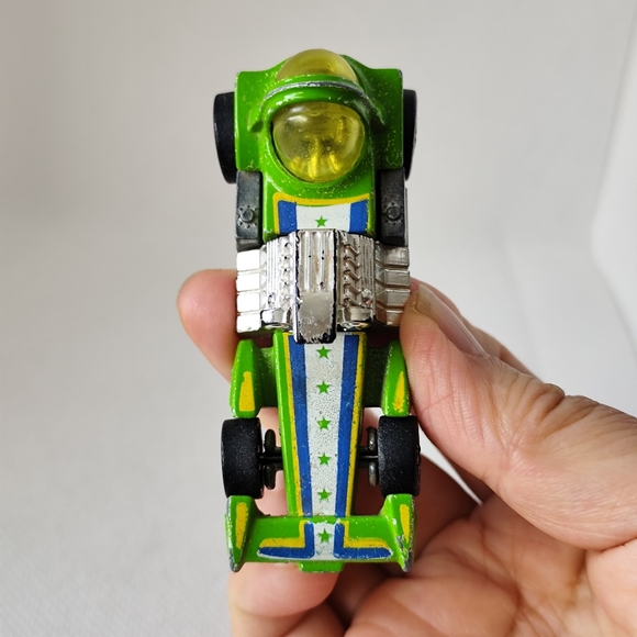 3/$25💙Vtg Hot Wheels Diecast Car Bubble Gunner 1978 Green - Picture 5 of 6